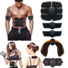 Load image into Gallery viewer, Abdominal Muscle Trainer EMS Slimming Fat Burning Massage Simulator Fitness Apparatus Workout Hip Muscle Stimulator Belt