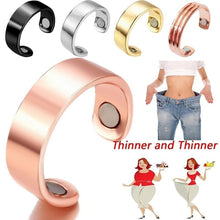 Load image into Gallery viewer, Slimming Finger Ring Micro Magnetic Weight Loss Ring Fat Burning Slimming Finger Ring Stimulating Acupoints Fitness Health Care